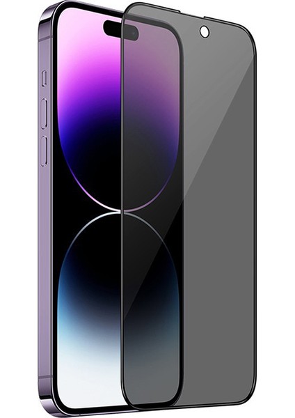 Iphone 14 Pro Uyumlu Hayalet Ekran Koruyucu Cam Tam Kaplama 9d