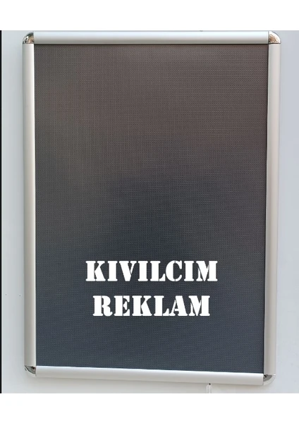 Kıvılcım Plastik ve Reklam Ürünleri 11 Adet B2 Ölçü 50X70CM Alüminyum Açılır Kapanır Rondo Çerçeve