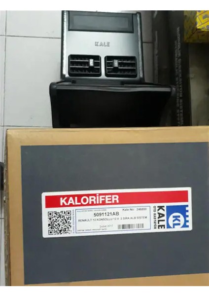 Konsollu Kalorifer 12V R12 Orj. 1 Sıra Alb Sistem