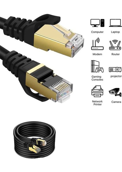 Cat 7 rj45 ethernet Kablosu cat7 patch rj45 internet Kablo 20m