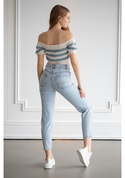 Arrow Kadın Buz Mavi Kar Yıkama Süper Skinny Fit Esnek Likralı Denim Jean Kot Pantolon indirimleri