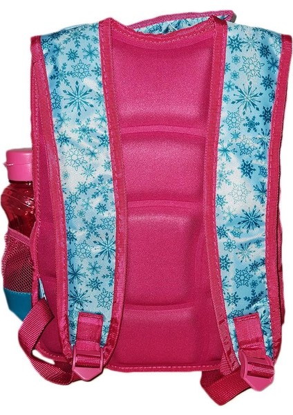 Mavi Frozen Elsa Sırt Çantası + Beslenme + Suluk - Elsa Ilkokul Çantası Karlar Ülkesi Okul Çantası fırsatları