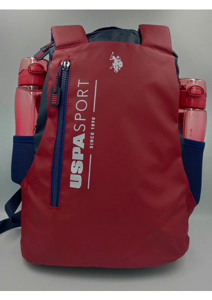 U.s. Polo Assn. Unisex Sırt Çantası -Usb Şarj Girişli