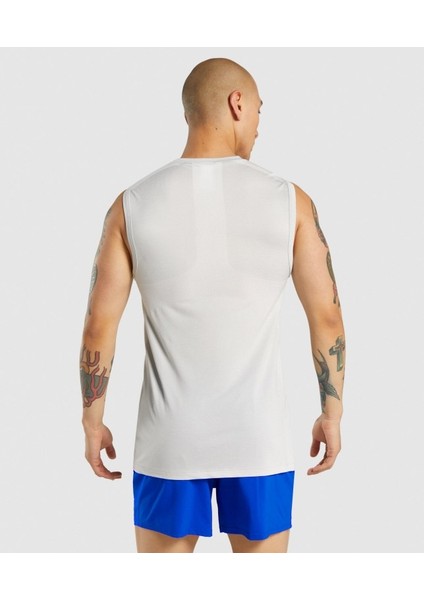 Men's Regulate Training Tank Tops Light Grey | RIHAS-5630