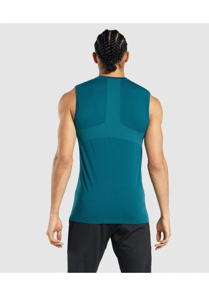 Men's Regulate Training Tank Tops Turquoise | UBGRV-7429