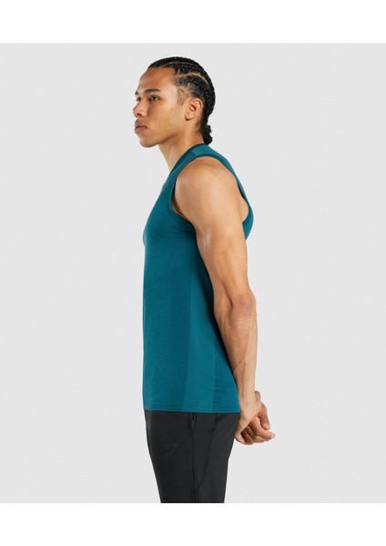 Men's Regulate Training Tank Tops Turquoise | UBGRV-7429