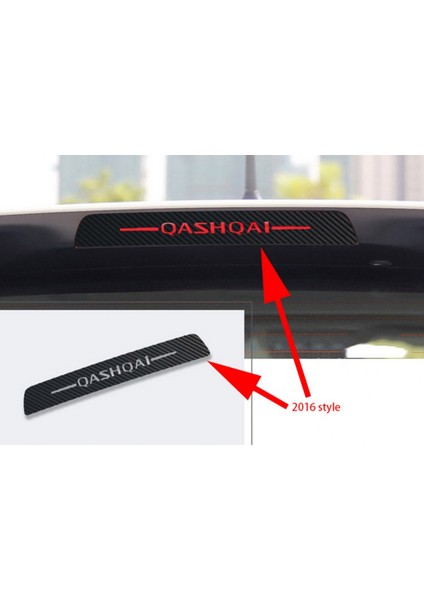 Nissan Qashqai 2016 Karbon Fiber Stop Lamba Filmi modelleri