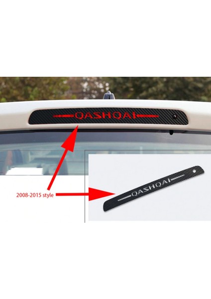 Nissan Qashqai 2008 2015 Modeller Karbon Fiber Stop Lamba Filmi modelleri