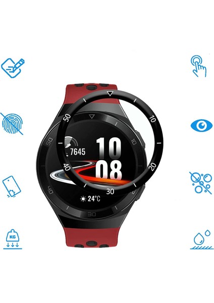 Huawei Watch GT2E Uyumlu Polymer Nano 0.5 mm Watch Ekran Koruyucu