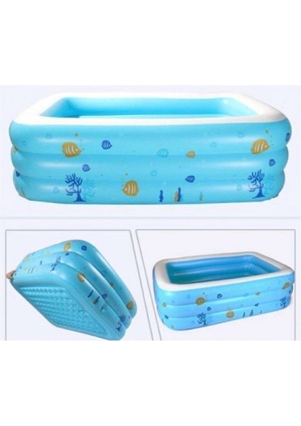 3 Boğumlu Dikdörtgen Havuz 120X90X45 cm fiyatları