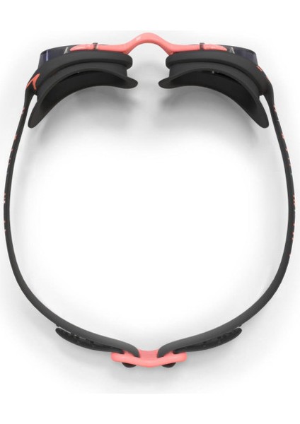 Nabaiji Şeffaf Camlı Yüzücü Gözlüğü - L Boy - Siyah / Turuncu - 100 Xbase fırsatları