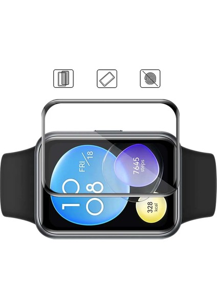 Huawei Watch Fit Uyumlu Polymer Nano 0.5 mm Watch Ekran Koruyucu modelleri