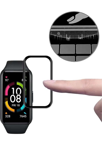 Huawei Watch Fit Uyumlu Polymer Nano 0.5 mm Watch Ekran Koruyucu indirimleri