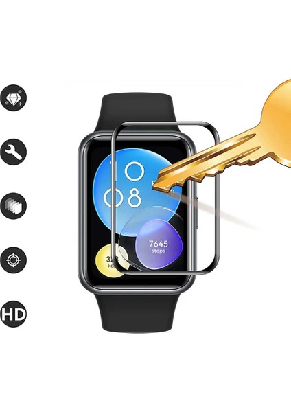 Huawei Watch Fit 2 Uyumlu Polymer Nano 0.5 mm Watch Ekran Koruyucu