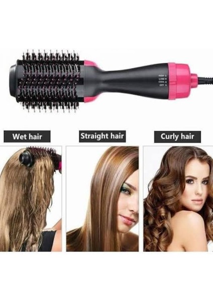 One Step Saç Şekillendirici ve Saç Düzleştirici Fön Tarağı