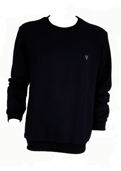 Lacivert Erkek Selanik Uzun Kollu O Yaka Sweatshirt 410
