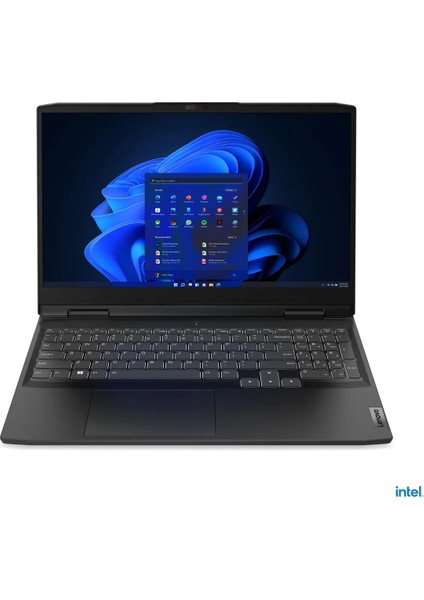 Ideapad Gaming 3 15IAH7 Intel I5-12450H 8gb 512GB SSD RTX3050 15.6"fhd Onyx Grey Freedos Taşınabilir Bilgisayar