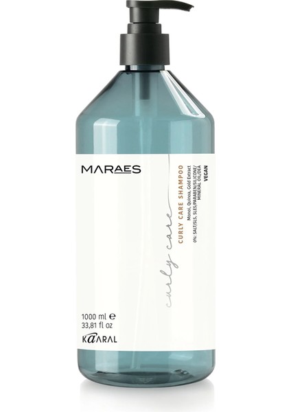 Curly Care Dalgalı Saç Şampuanı (%100 Vegan, Sürdürülebilir), 1000 ml