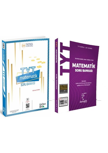 TYT Matematik Soru Bankası Seti 2 Kitap Set