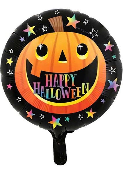 Star Magic Happy Halloween Yazılı 45X45 cm Folyo Balon 1 Adet