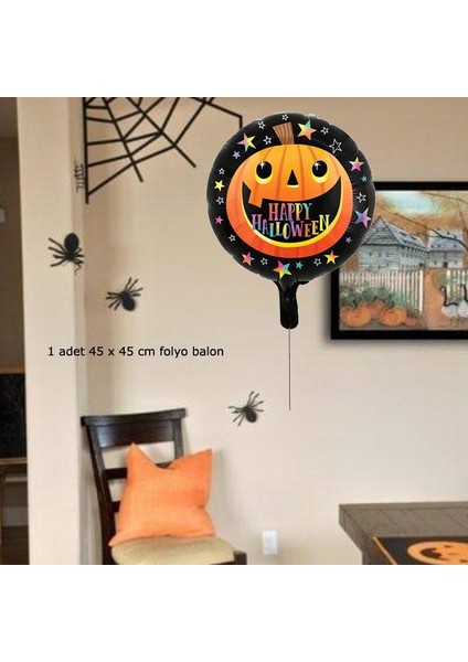 Star Magic Happy Halloween Yazılı 45X45 cm Folyo Balon 1 Adet fiyatları
