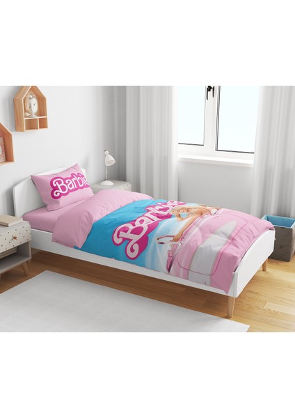 Erays Home Erayshome Barbie 3D Baskılı Tek Kişilik Nevresim Takımı