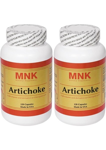 Artichoke 2 x 120 Kapsül Enginar Yaprağı Ekstresi