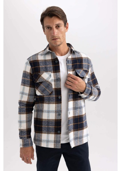 Regular Fit Oduncu Uzun Kollu Gömlek Y9054AZ23AU