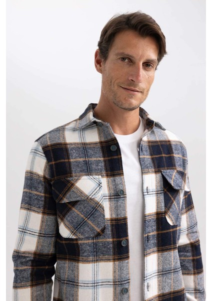 Regular Fit Oduncu Uzun Kollu Gömlek Y9054AZ23AU