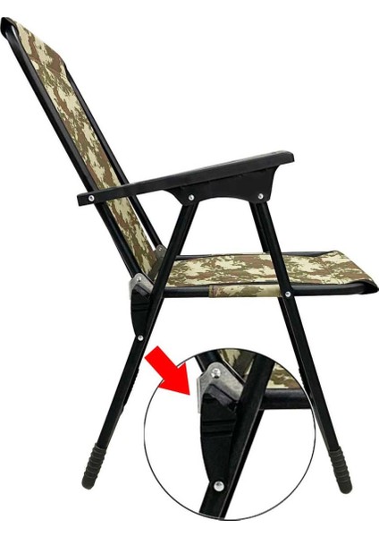 Kampseti 4 Adet Katlanır Kamp Sandalyesi-Taşınabilir Piknik Bahçe Sandalyesi fırsatları