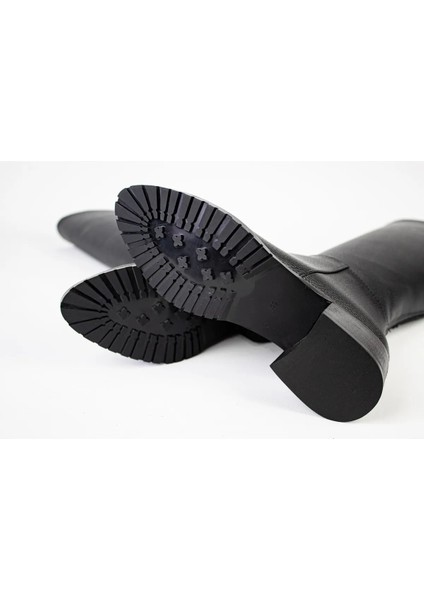 Kadın Fermuarlı Uzun Çizme Siyah modelleri