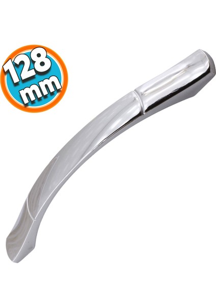 Mobilya Mutfak Dolabı Çekmece Kapı Dolap Kapak Kulpu Kulbu Krom 128 mm Çekme Metal Kulp