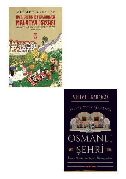 Malatya Kazası - Osmanlı Şehri 2 Kitap Set - Mehmet Karagöz