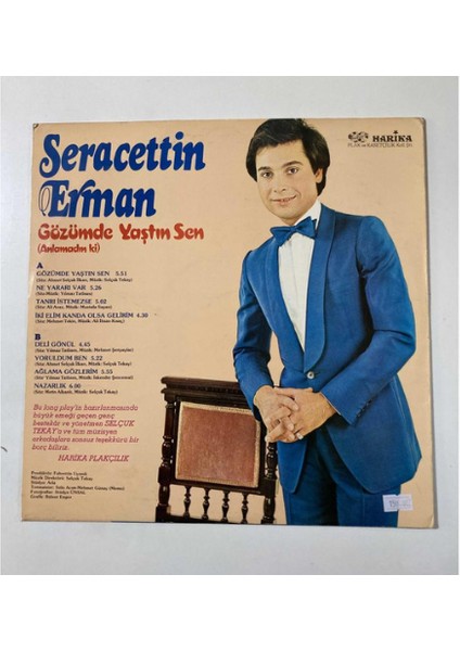 Seracettin Erman - Gözümde Yaştın Sen Anlamadın Ki