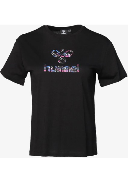 Hmlgaura T-Shırt Ss Kadın Siyah T-Shirt 911726-2001
