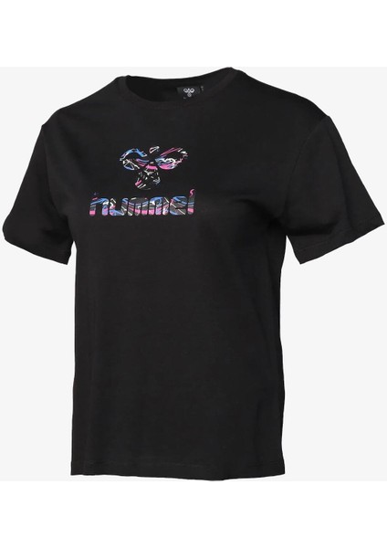 Hmlgaura T-Shırt Ss Kadın Siyah T-Shirt 911726-2001 modelleri