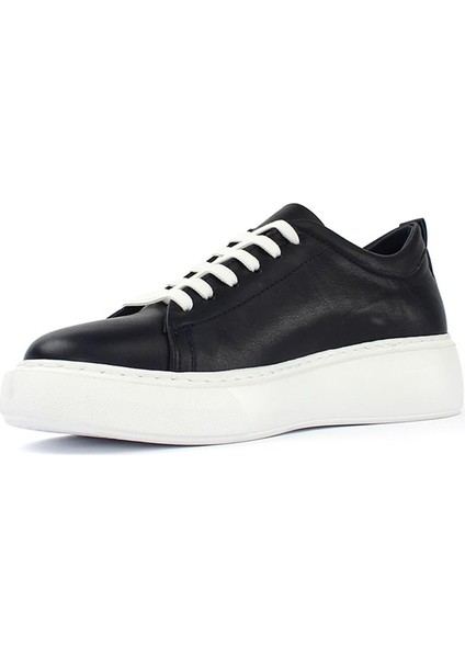 Lacivert Deri Ayakkabı Kadın Sneaker 727 28604-16536 fırsatları