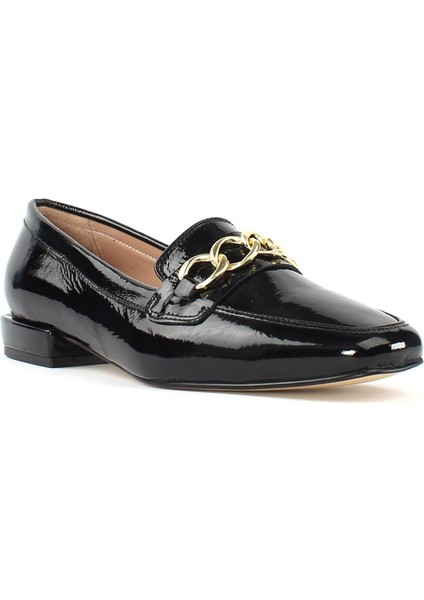 Siyah Rugan Ayakkabı Kadın Loafer 686 29200-16541