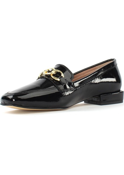 Siyah Rugan Ayakkabı Kadın Loafer 686 29200-16541