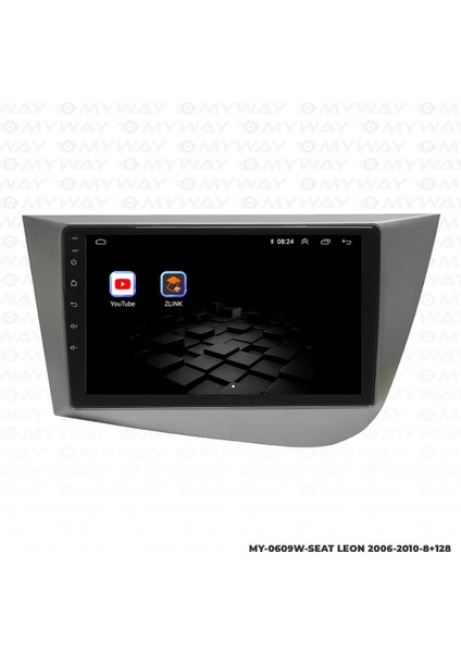 Seat Leon Android 12 Multimedya Carplay 4gb RAM+64GB HDD 2006-2010 Navigasyon Ekran