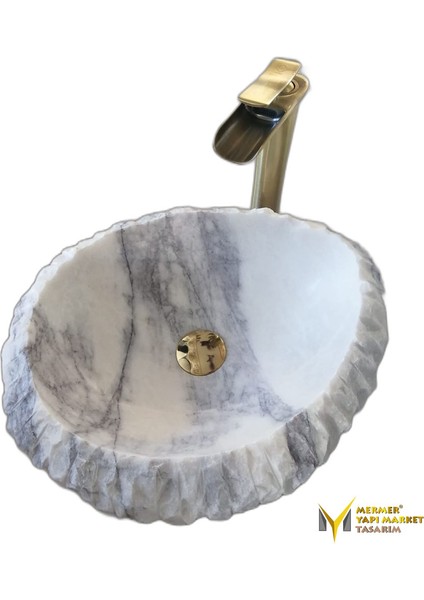 Leylak Dışı Patlatma Su Damlası Lavabo