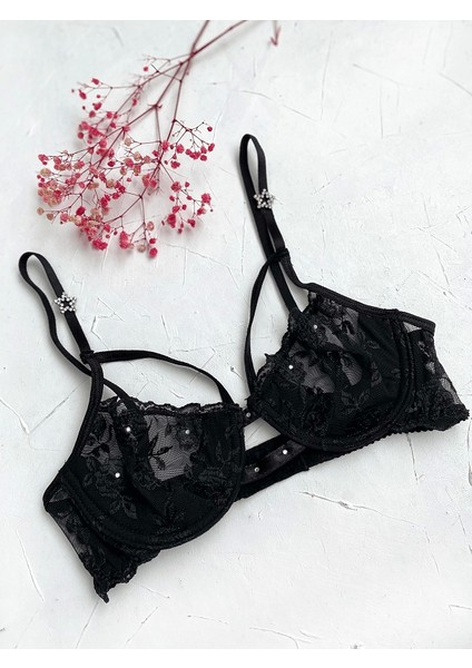 Balenli Yıldız Detaylı Sütyen Takım fırsatları