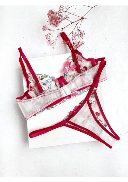 Çiçek Işlemeli Sütyen Takım fiyatları