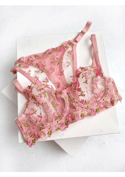 Çiçekli Balenli Sütyen Takım fiyatları