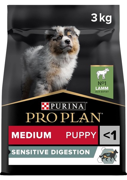 Pro Plan Medium Puppy Kuzu Etli Köpek Maması 3 kg