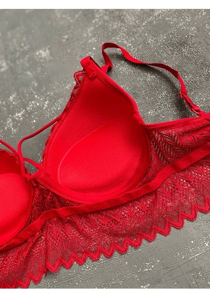 Gece İncisi Push Up Ip Detaylı Bralet Takım