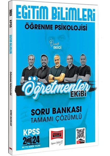 2024 KPSS Eğitim Bilimleri Öğretmenler Ekibi Öğrenme Psikolojisi Tamamı Çözümlü Soru Bankası