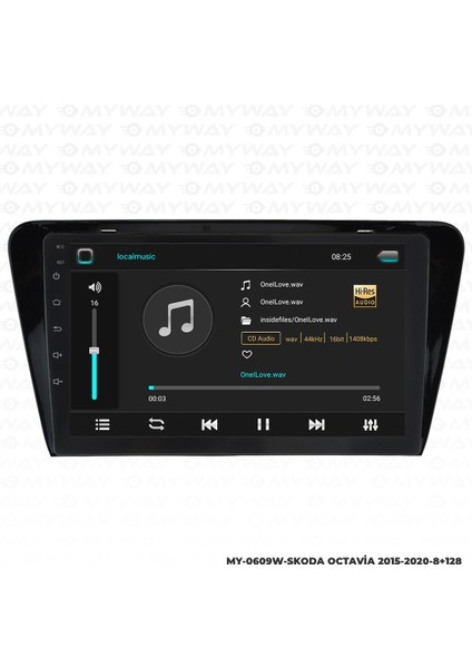 Skoda Octavia Android 12 Multimedya Carplay 4gb RAM+64GB HDD 2015-2020 Navigasyon Ekran