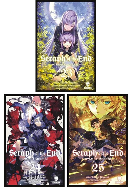 Seraph Of The End 23-24-25. Ciltler Manga Seti - Takaya Kagami