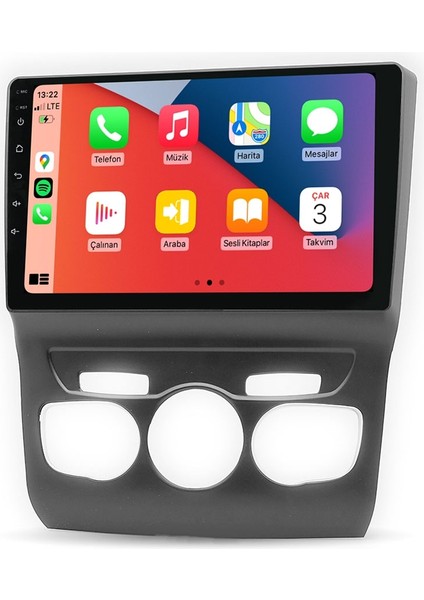 Citroen C4 2013 2016 2gb Ram 10 Inç Kablosuz Carplay Android Auto Oem Multimedya Navigasyon